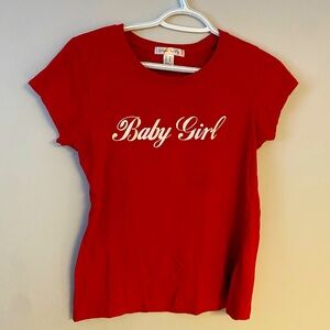Streetwear Society Red “Baby Girl” Tee